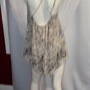 Guess Beige and Black Camisole Top